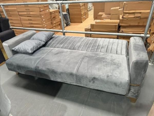 Image 2 of 3 Seater Sofa Bed With Storage Function