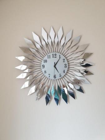 Image 1 of Electric wall clock for sale. Unusual design