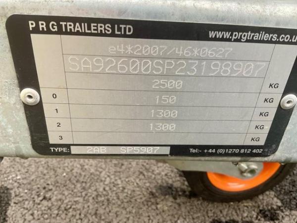 Image 2 of PRG Twin Axil Car Trailer complete centre Bed