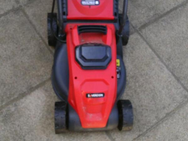 Image 3 of sovereign battery lawn mower