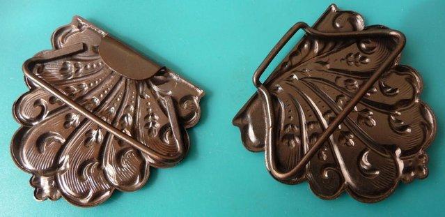 Image 3 of Belt Buckle. Anodised Metal Bronze Finish. 2" strap size