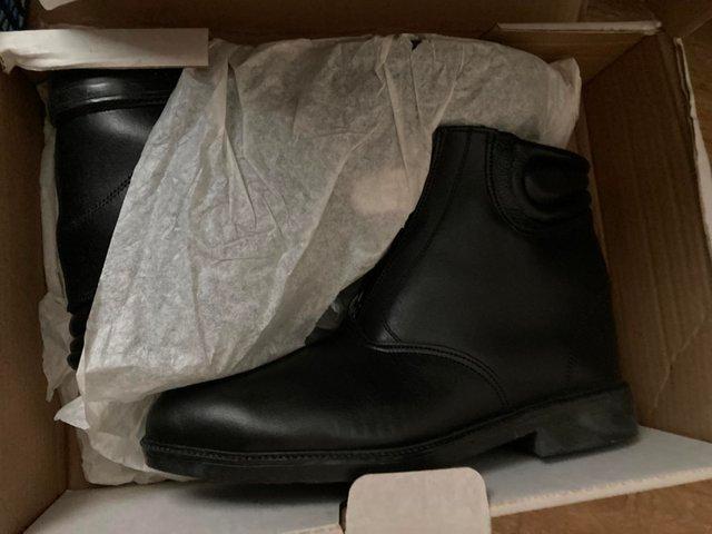 Preview of the first image of New Boxed Equitector Maestro Black Riding Boots.