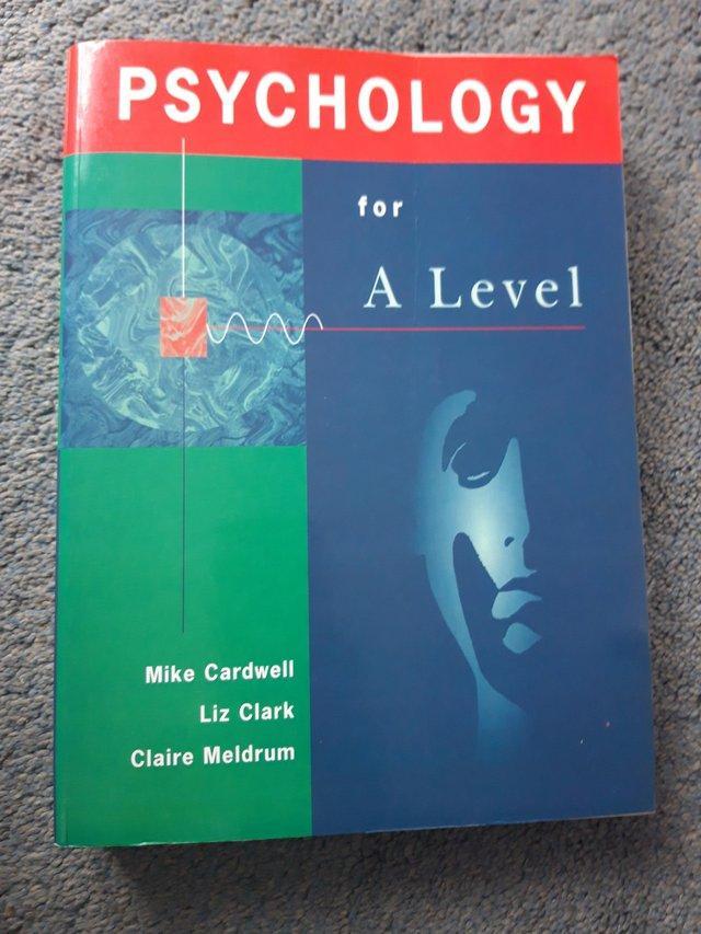 Preview of the first image of PSYCHOLOGY FOR A LEVEL- CARDWELL.