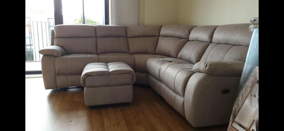 Image 2 of L shaped corner electric sofa