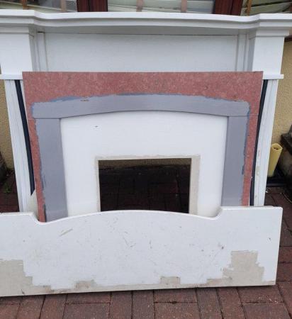 Image 1 of Marble Fire surround and hearth