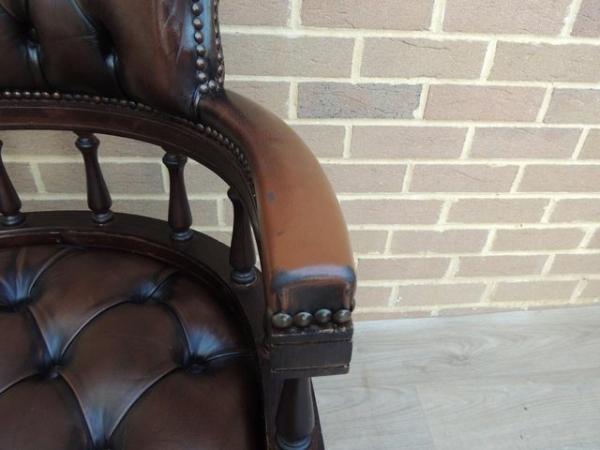 Image 10 of Vintage Captains Chesterfield Chair (UK Delivery)