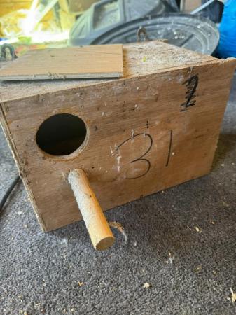 Image 2 of Used Budgie nesting boxes