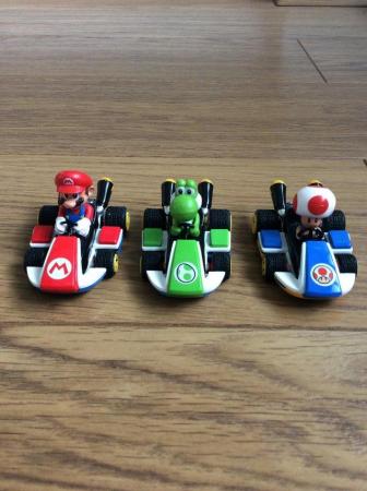 Image 1 of Mario Pull Back Racers Set of 3