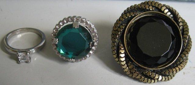 Preview of the first image of Ladies costume jewellery Rings £2 - £3 each.