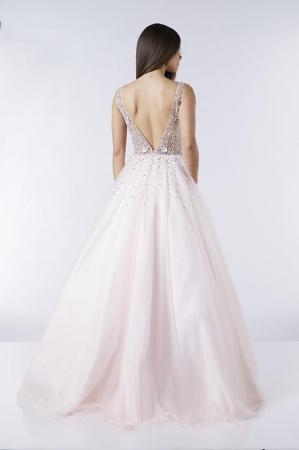 Image 3 of Tiffanys prom dress, style Hollie, Pink size 6, New.