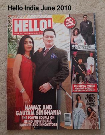 Image 1 of Hello! India June 2010 - Nawaz & Gautam Singhania