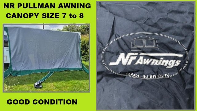 Image 1 of Caravan Awning Canopy Size 7 to Size 8
