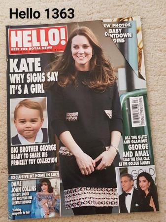 Image 1 of Hello Magazine 1363 - Kate - Why signs say it's a girl!