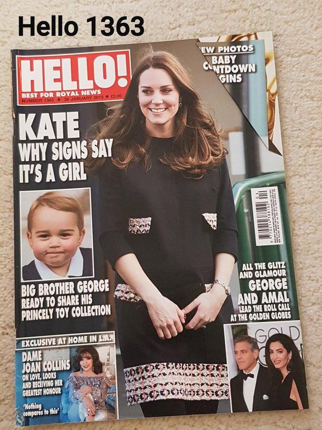 Preview of the first image of Hello Magazine 1363 - Kate - Why signs say it's a girl!.
