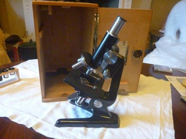 Preview of the first image of Lovely Classic Austrian Reichert Microscope..