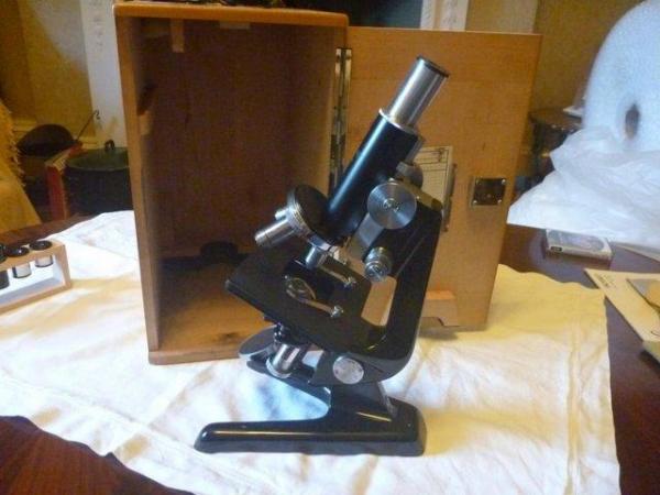 Image 1 of Lovely Classic Austrian Reichert Microscope.