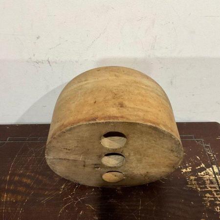 Image 4 of Milliners Hat mould carved treen