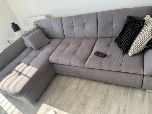 Image 4 of Malvi Corner Sofa Bed, used only for 6 months