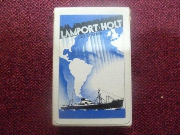 Image 1 of Lamport and Holt Line - Playing Cards
