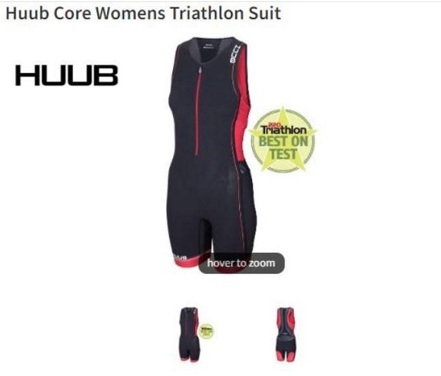 Preview of the first image of Huub Womens Trisuit Size M.