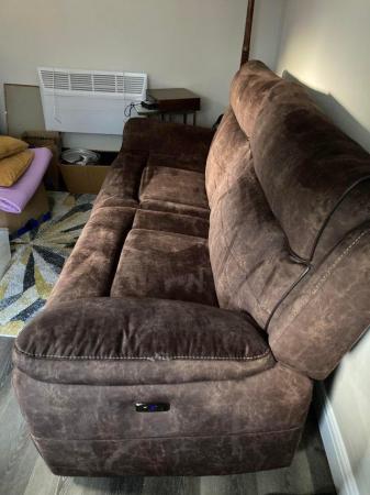 Image 3 of 3 seater fully electric recliner