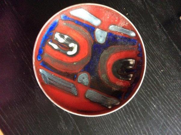 Image 2 of Vintage 1970s Poole abstract bowl / dish