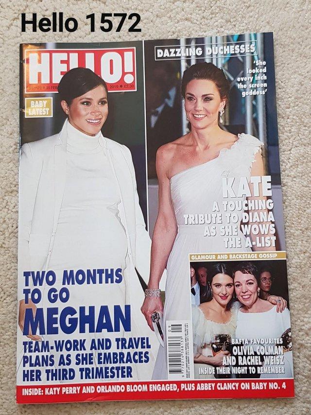 Preview of the first image of Hello Magazine 1572 - Dazzling Duchesses: Kate & Meghan.