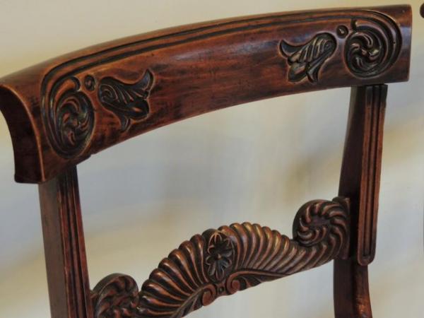 Image 10 of Pair of Regency Antique Chairs (UK Delivery)