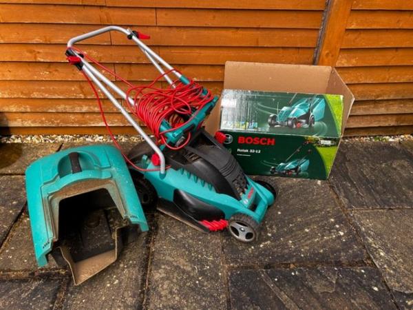Image 3 of Bosch Lawnmower used but in good condition and working