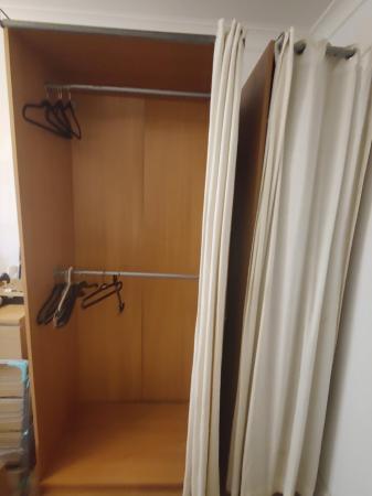 Image 2 of Tall Hanging Wardrobe and Shelf Wardrobe