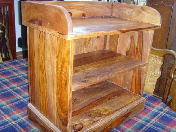 Image 2 of Solid wood cabinet with single shelf