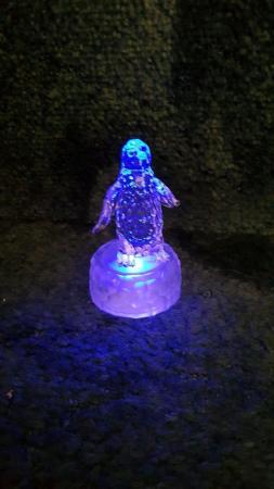 Image 2 of Two penguin light up ornaments + spare batteries - Chatham