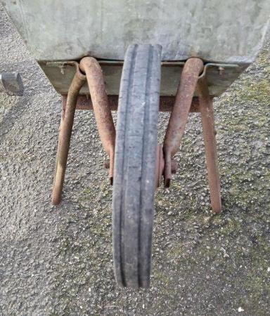 Image 5 of Metal Wheelbarrow with solid Tyre.
