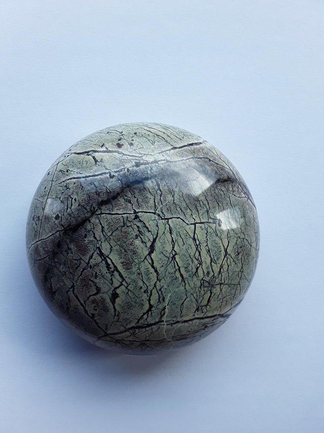 Preview of the first image of Genuine Serpentine stone Paperweight.