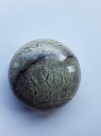Image 1 of Genuine Serpentine stone Paperweight