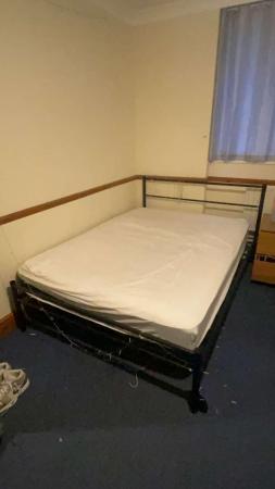 Image 2 of Double bed with frame, perfect condition.