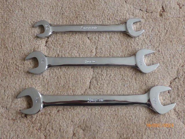 Preview of the first image of Snap-On Wrenches/Spanners Open end Imperial as new.