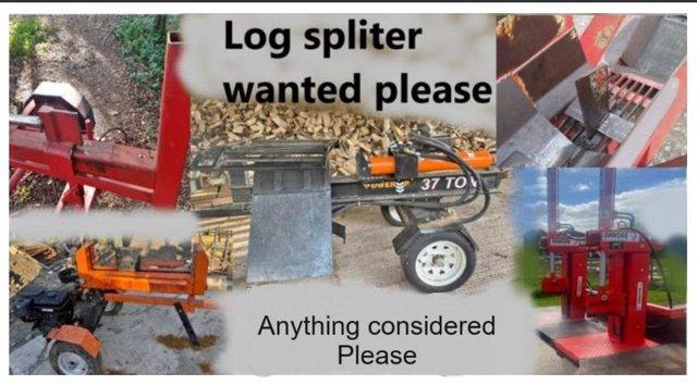 Image 1 of LOG SPLITTER needed please.  -