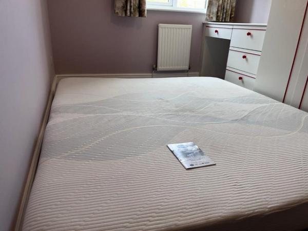 Image 1 of Super King Size Memory Foam Mattress - Barely Used