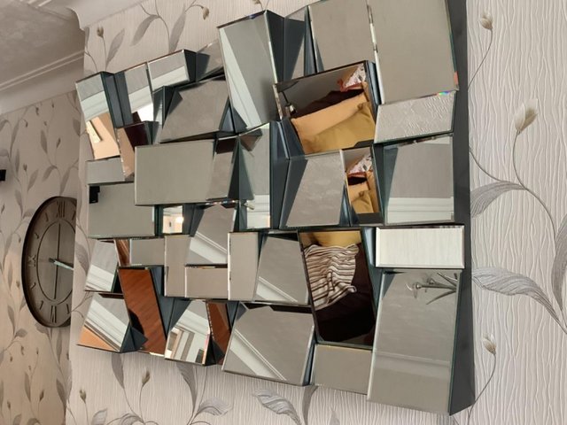 Preview of the first image of Multi Faceted Wall Mirror.