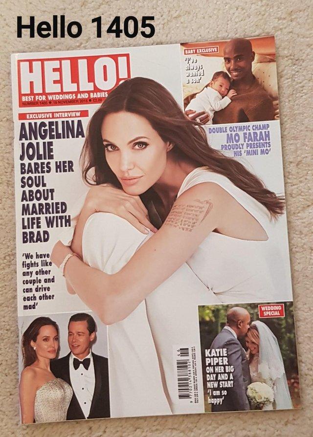 Preview of the first image of Hello Magazine 1405 - Angelina Jolie - Life with Brad Pitt.