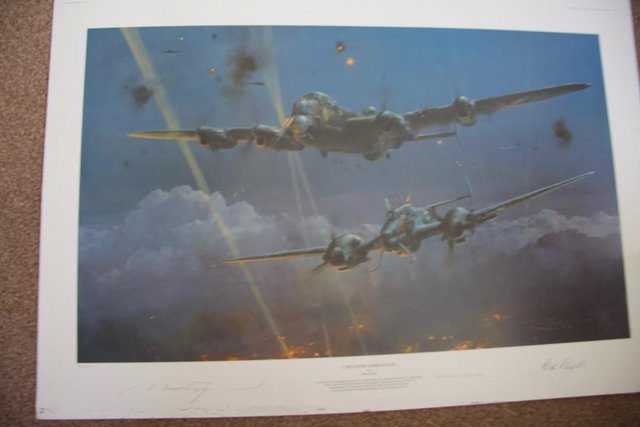 Image 2 of Robert Taylor - Lancaster Under Attack