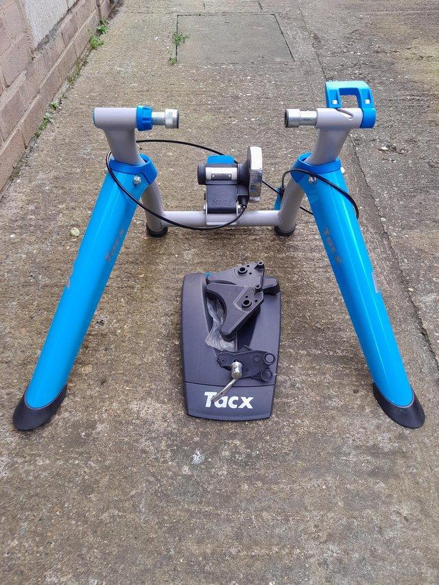 Preview of the first image of Tacx cycle resistance trainer.