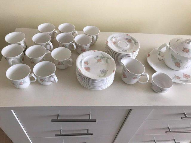 Preview of the first image of Rarely used Royal Albert Bone China Fantasia Collection.