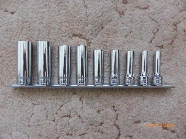 Image 1 of Snap-on 3/8" Flank drive deep Imperial sockets. As new.