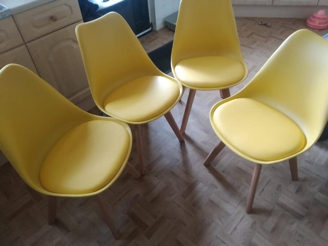 Preview of the first image of 4 Dining room chairs, brand new..