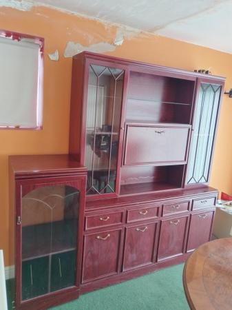 Image 1 of CABINET AND DINING TABLE