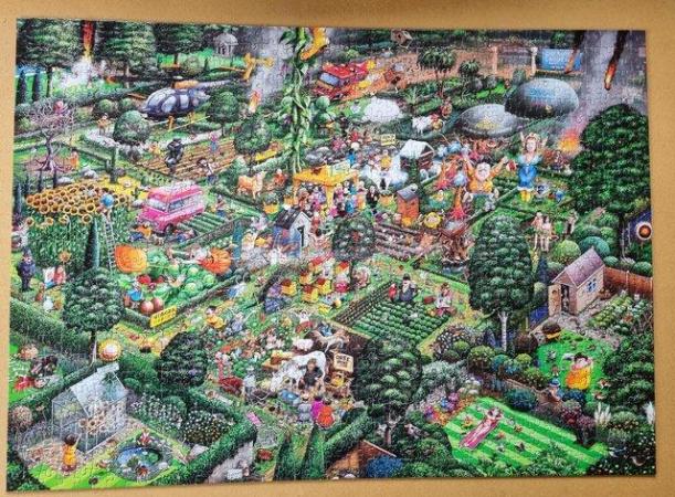Image 3 of 1000 piece jigsaw called I ??  GARDENING by GIBSONS PUZZLES.