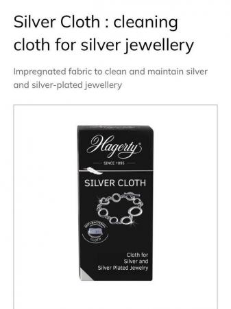 Image 1 of New boxed Hagerty silver cleaning cloth