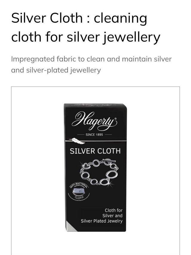 Preview of the first image of New boxed Hagerty silver cleaning cloth.